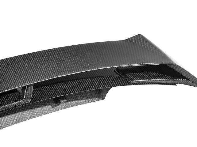 2024-Up Ford Mustang S650 | GT Style CARBON FIBER Rear Trunk Lid Wing & Spoiler Panel