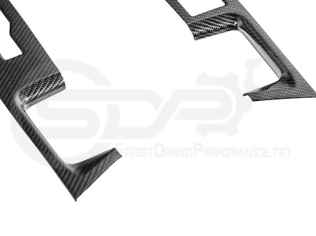 2021-UP FORD F-150 | FACTORY STYLE CARBON FIBER FRONT DOOR GLASS LIFTING PANEL COVER