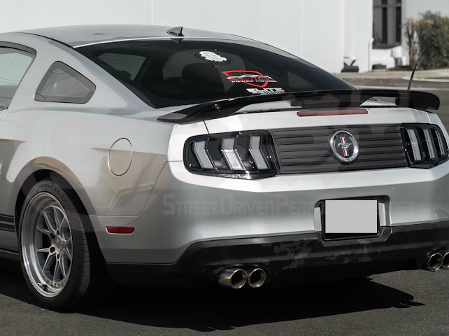 2010-2014 Ford Mustang S550 | GT500 Style GLOSSY BLACK Rear Trunk Lid Wing Spoiler