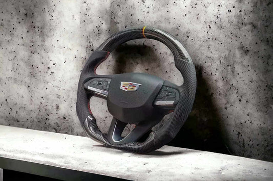 2020 - 2026+ Cadillac CT4 / CT5 Base, V, and Blackwing - Custom Carbon Fiber Steering Wheel with options