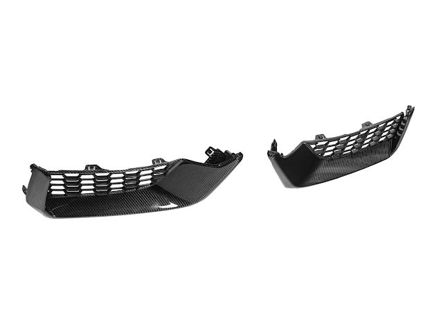 2024-Up Ford Mustang S650 Dark Horse | CARBON FIBER Front Lower Grille Insert Pair