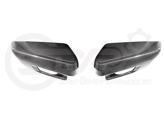 2022-UP FORD F-150 LIGHTNING | FACTORY STYLE CARBON FIBER SIDE MIRROR CAP COVERS (PAIR)