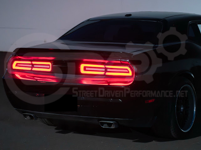 2008-2014 Dodge Challenger | Facelift Sequential Signal LED Smoke Rear Taillights Pair