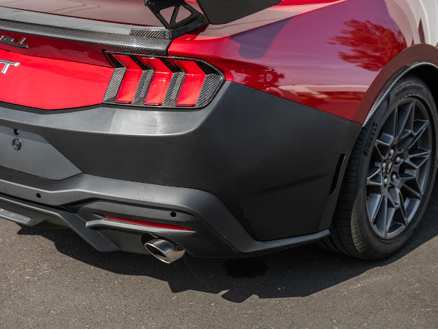 2024-Up Ford Mustang S650 | Factory Style PRIMED BLACK Rear Bumper Cover Replacement