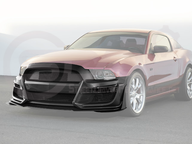 2010-2014 FORD MUSTANG | S550 GT500 STYLE FRONT BUMPER REPLACEMENT