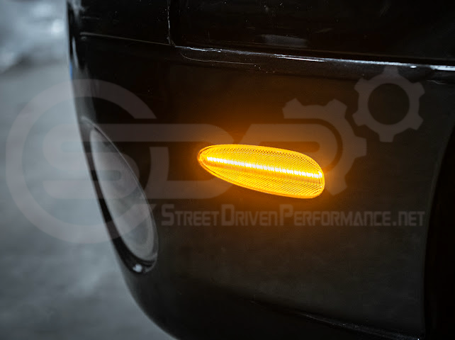 2004-2006 Pontiac GTO | Front Clear / Red / or Black Lens Amber Light LED Side Markers Pair