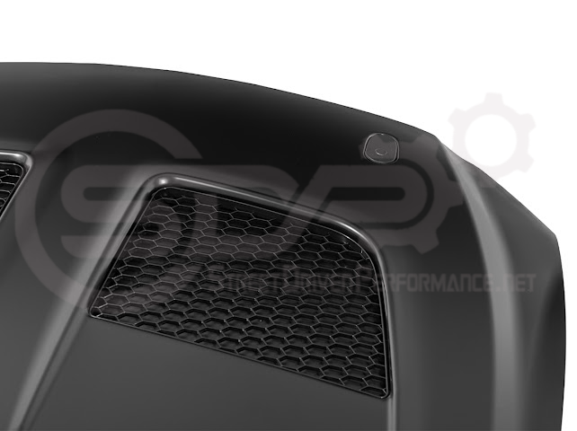 2018-2023 FORD MUSTANG S550 | GTD STYLE ALUMINUM FRONT AIR VENTED HOOD