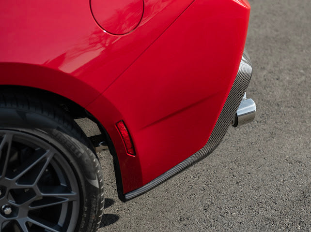 2024-Up Ford Mustang S650 | GT Style CARBON FIBER Rear Bumper Diffuser
