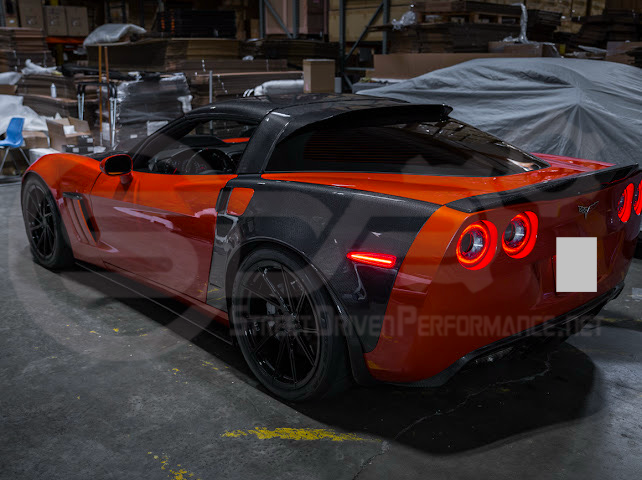 2005-2013 Chevrolet Corvette C6 | Amber Light LED Side Fender Markers Pair (Front and / or Rear) {Clear, Amber, Red, or Smoke Lenses}