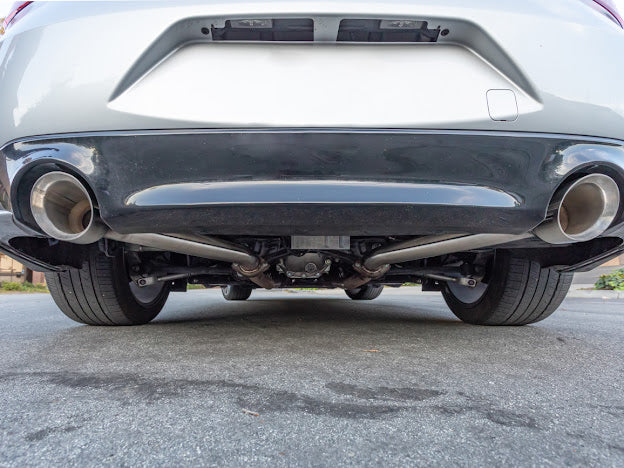 2017-UP INFINITI Q60 MUFFLER DELETE DUAL BURNT TIPS EXHAUST