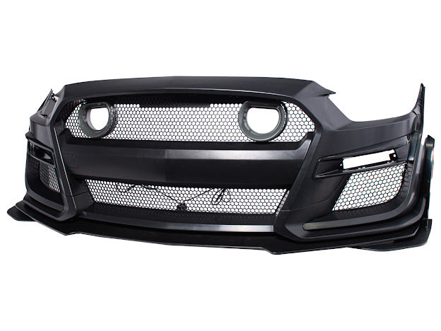 2015-17 FORD MUSTANG | GT500 CONVERSION FRONT BUMPER WITH LED GRILLE KIT