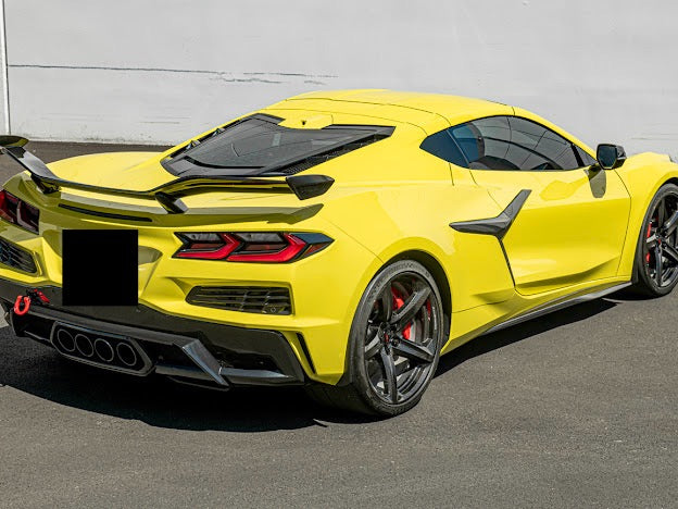 2020+ CHEVROLET CORVETTE C8 Z06 & E-RAY | MATTE BLACK XL EXTENDED FRONT SPLASH GUARD