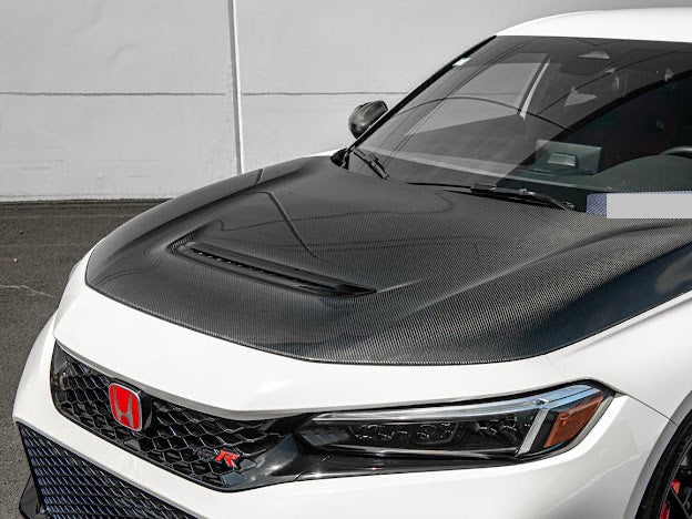 2023-Up Honda Civic FL5 Type-R | JDM Factory Style CARBON FIBER Front Vented Hood