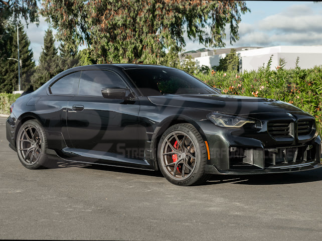 2023-Up BMW G87 M2 | TR Style CARBON FIBER Side Skirts Rocker Panel Extension Ground Effects