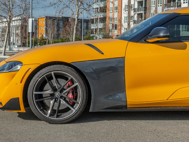 2020-Up Toyota GR Supra A90 A91 | JDM Factory Style Carbon Fiber Front Side Fender (Pair)