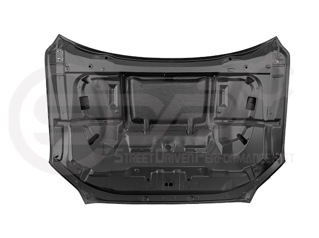 2022-UP TOYOTA TUNDRA | SDP CARBON FIBER FRONT VENTED HOOD WITH SIDE VENTS