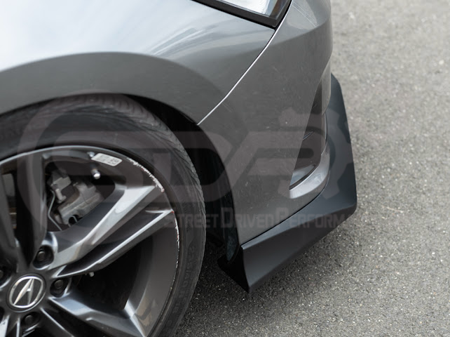 2023-Up Acura Integra DE4 | Performance Front Bumper Splitter Lip Ground Effects