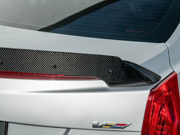 2016-2019 ATS-V Sedan  | Wickerbill Trunk Spoiler Wing Carbon Fiber