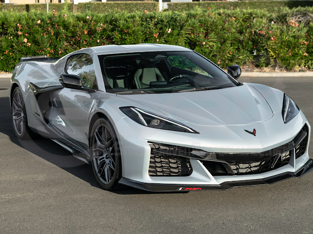 2023+ CHEVROLET CORVETTE C8 Z06 | CARBON FIBER FRONT BUMPER GRILLE INSERT PAIR