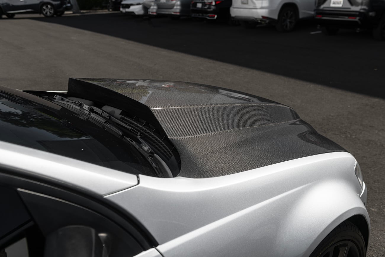 2008-2009 PONTIAC G8 CARBON FIBER FRONT COWL HOOD