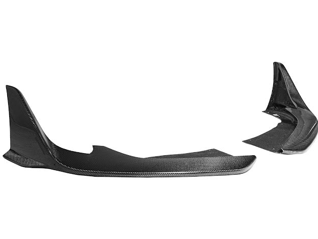2020-UP TOYOTA SUPRA A91 CARBON FIBER FRONT SPLITTER LIP GROUND EFFECTS (2 PEICE)
