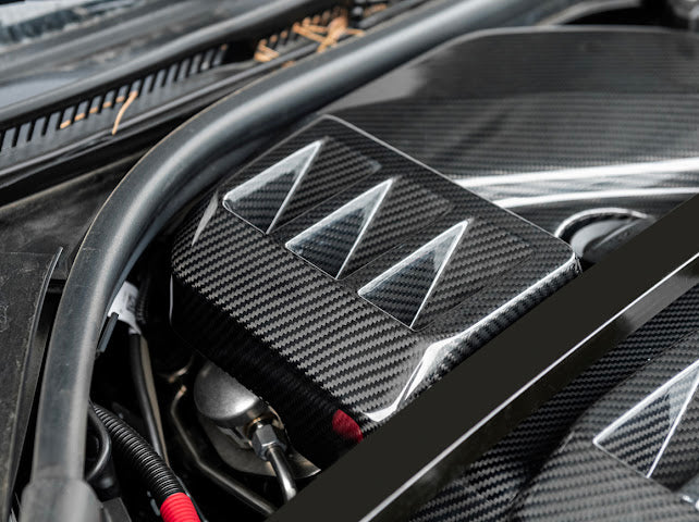 2023-UP BMW G87 M2 | Factory Style Carbon Fiber Front Engine Cover Replacement
