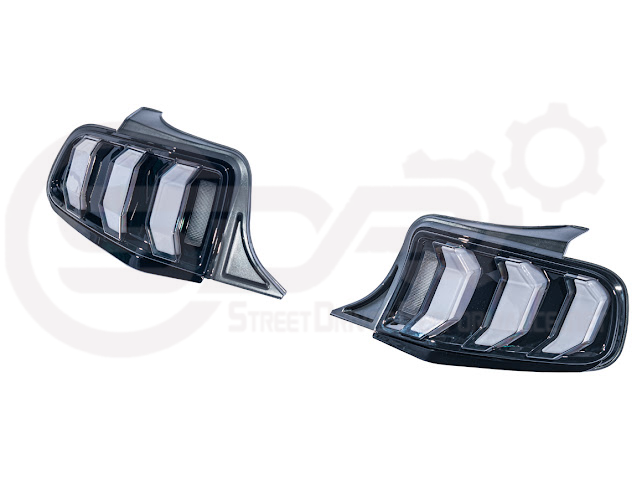 2010-2014 FORD MUSTANG S197 | S550 EURO STYLE SEQUENTIAL SIGNAL LED REAR TAILLIGHTS PAIR