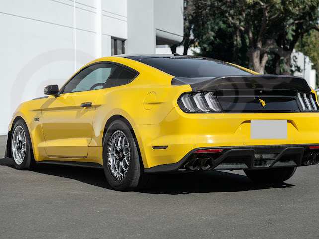 2015-2023 FORD MUSTANG | SUPER SNAKE STYLE REPLACEMENT REAR TRUNK LID WITH INTEGRATED SPOILER
