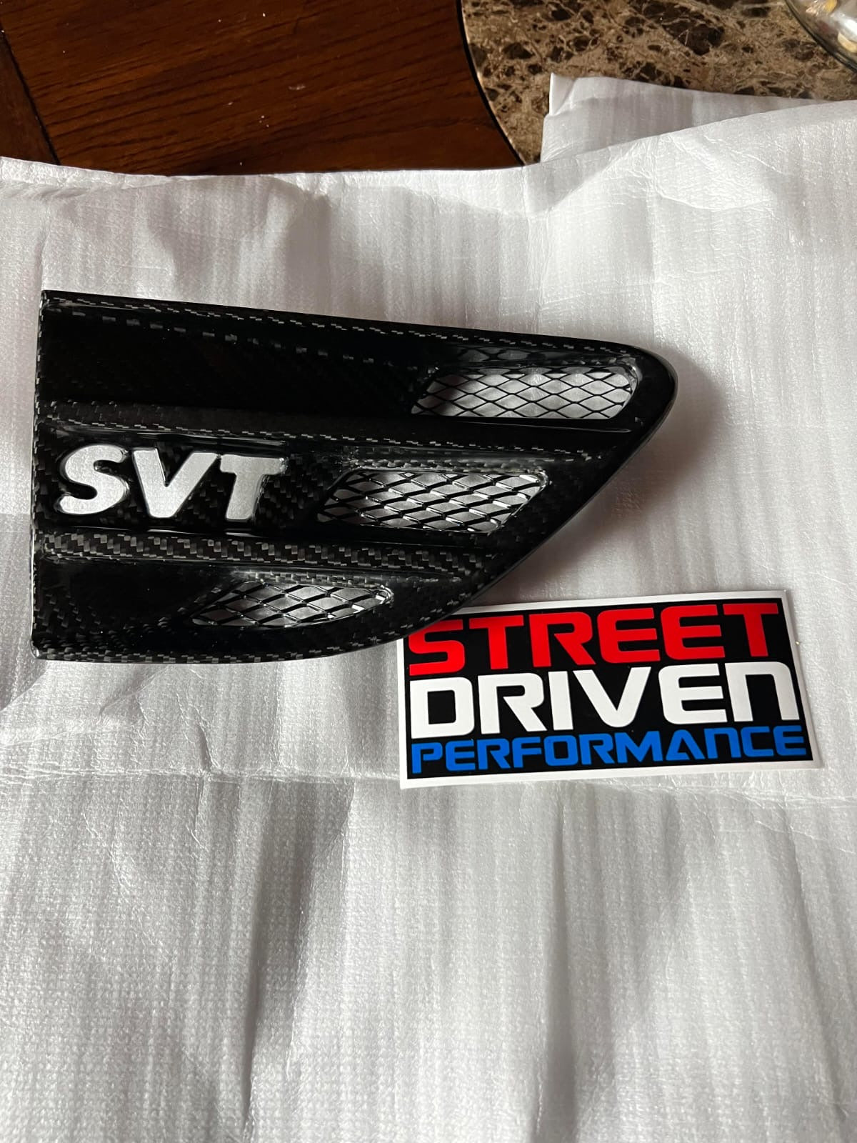 2009-2014 Ford F-150 Raptor SVT | SDP Package Carbon Fiber Side Fender Vents Trim Replacement (Pair)