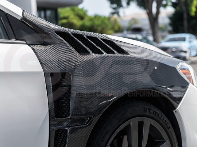 2015-2021 SUBARU WRX / STI | JDM STYLE CARBON FIBER SIDE VENTED FENDERS (PAIR)