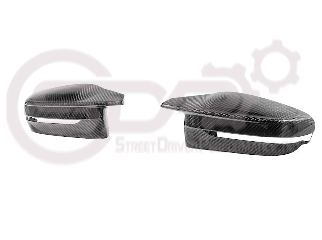 2021-UP BMW G87 M2 G80 M3 G82 M4 | FACTORY STYLE DRY CARBON FIBER MIRROR CAP REPLACEMENT PAIR