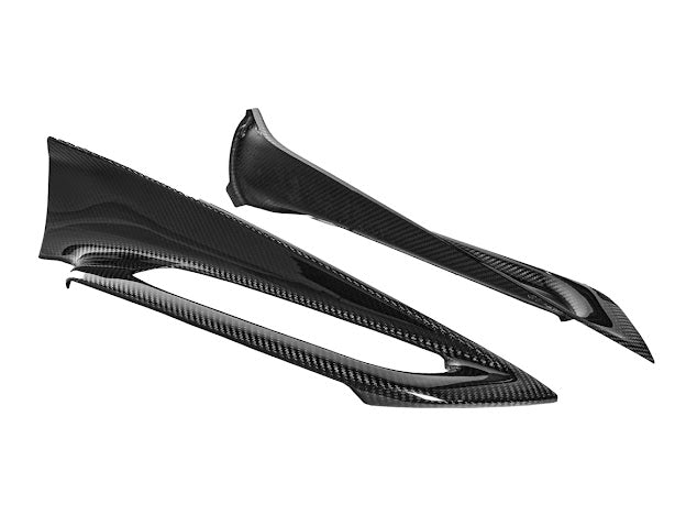2020+ CHEVROLET CORVETTE C8 CARBON FIBER WINDOW SWITCH TRIM & PILLAR PANEL REPLACEMENT