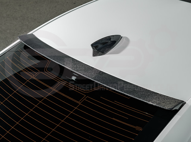 2020-Up Cadillac CT4 / CT4-V / CT4-V Blackwing | SDP Performance Style Carbon Fiber Rear Roof Top Window Spoiler Wing