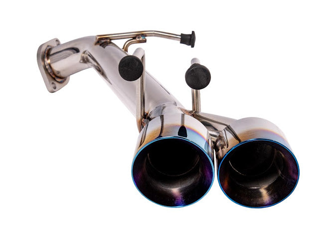 2018-2024 Toyota Camry SE | T-304 Muffler Delete Single Exit Axle Back Exhaust (Chrome or Burnt Blue Tips)