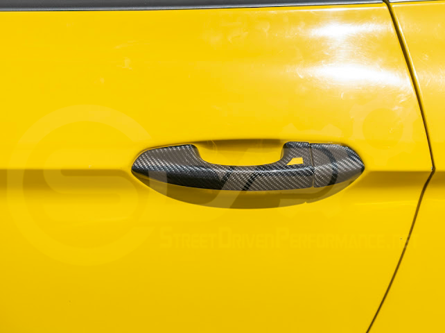 2015-2023 FORD MUSTANG S550 | CARBON FIBER OUTER DOOR HANDLE COVER SET PAIR