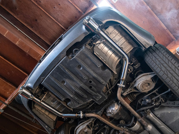 2007-2008 INFINITI G35 SEDAN & 2008-2014 INFINITI G37 SEDAN | MUFFLER DELETE AXLE BACK DUAL TIPS EXHAUST (CHROME TIPS OR BURNT BLUE TIPS)