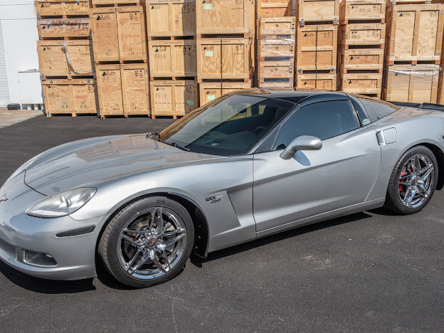 2005-2013 CHEVROLET CORVETTE C6 BASE FRONT AND REAR SPLASH GUARDS MUD FLAPS