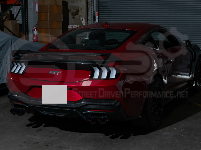 2024-Up Ford Mustang S650 | EURO Style Sequential Signal LED Clear Lenses Rear Taillights Pair