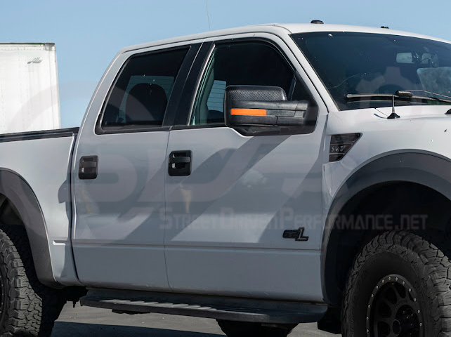 2009-2014 Ford F-150 Raptor SVT | Factory Style Carbon Fiber Mirror Covers Replacement