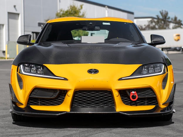 2020-Up Toyota GR Supra A90 A91 | JDM Performance Style Carbon Fiber Front Air Vented Hood