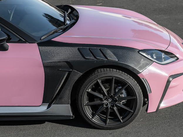 2022-Up Toyota GR86 & Subaru BRZ | SDP JDM Vented Style CARBON FIBER Front Side Fenders