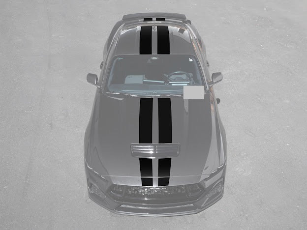 2024-UP FORD MUSTANG S650 | HOOD BODY STRIPE 3M DECALS