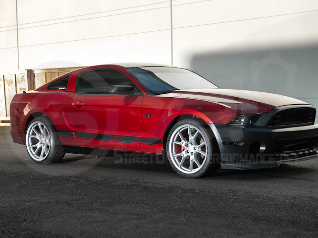 2010-2014 FORD S197 MUSTANG | GT500 STYLE SIDE SKIRTS EXTENSION PAIR ROCKER PANELS GROUND EFFECTS