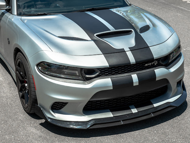 2015-UP DODGE CHARGER SRT PERFORMANCE FRONT SPLITTER (4pc)