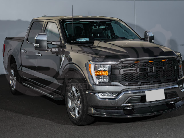 2021-Up Ford F-150 | SDP Performance CARBON FIBER 2Pcs Front Bumper Lip Splitter Ground Effects