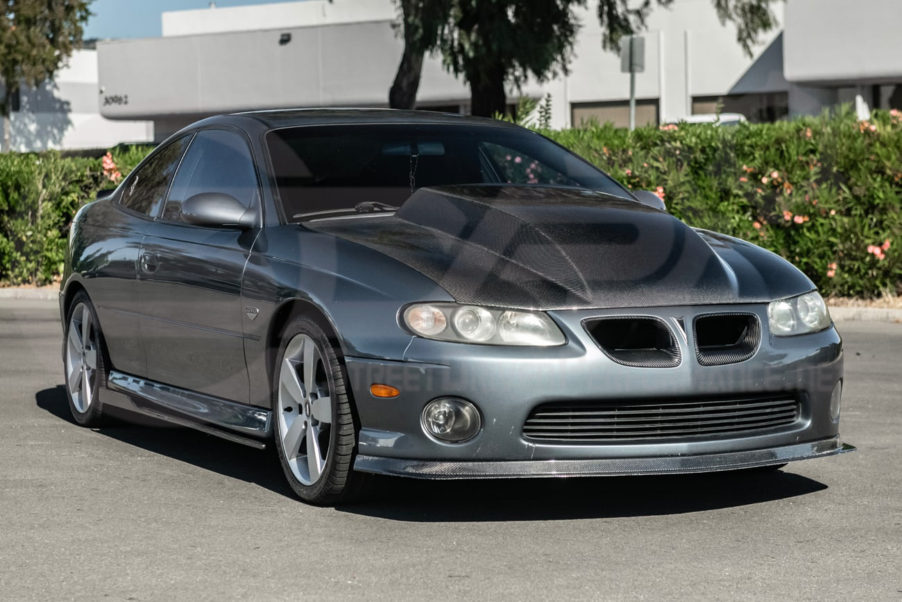 2004-2006 PONTIAC GTO | SDP PERFORMANCE STYLE CARBON FIBER FRONT COWL HOOD