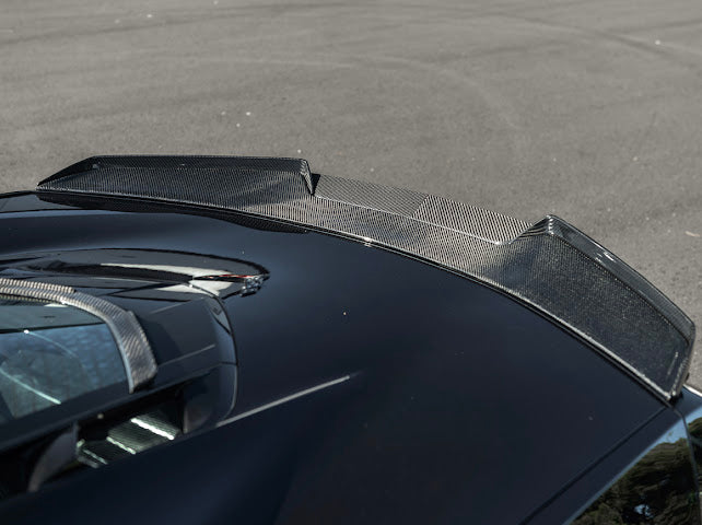 2023-UP CORVETTE C8 Z06 | REAR CENTER WICKERBILL SPOILER WING EXTENTION