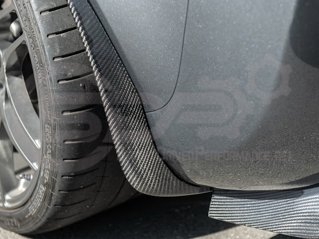 2005-2013 Chevrolet Corvette C6 |Z06 ZR1 STYLE CARBON FIBER Front & Rear Splash Guard Mud Flaps