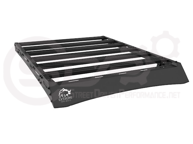 2016-2023 Toyota Tacoma | Extreme Off-Road Version 2 Carbon Steel Black Top Roof Rack Cargo Luggage Carrier