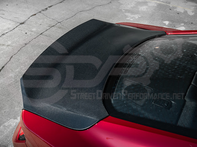 2024-Up Ford Mustang S650 | Factory Integrated Ducktail Style Carbon Fiber Replacement Rear Trunk Lid